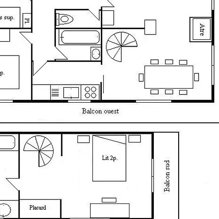 Chaleureux 4 Pieces, Acces Direct Aux Pistes, Proche Commerces Et Services, Parking Couvert - Fr-1-180-178 アパート メリベル